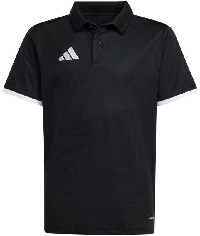 adidas Entrada 26 vaikiški polo marškinėliai juodi JZ6629