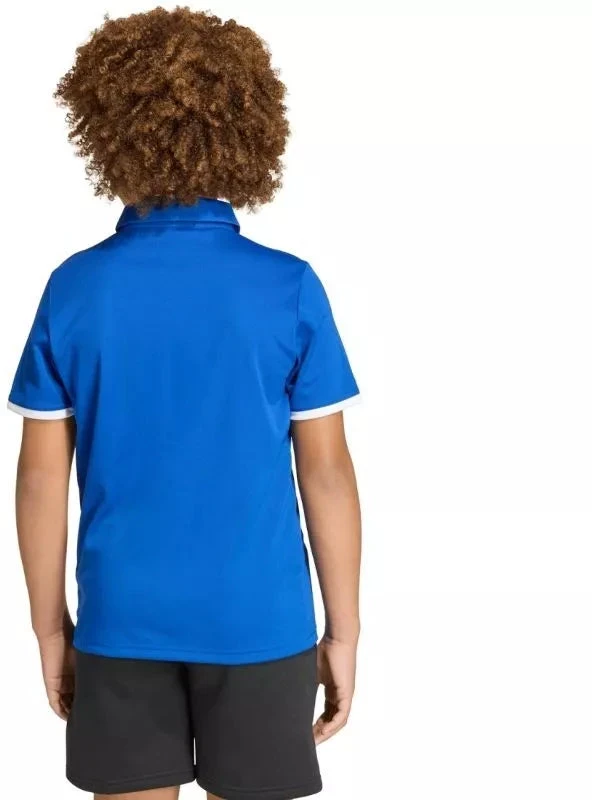 adidas Entrada 26 vaikiški polo marškinėliai mėlyni JZ6625