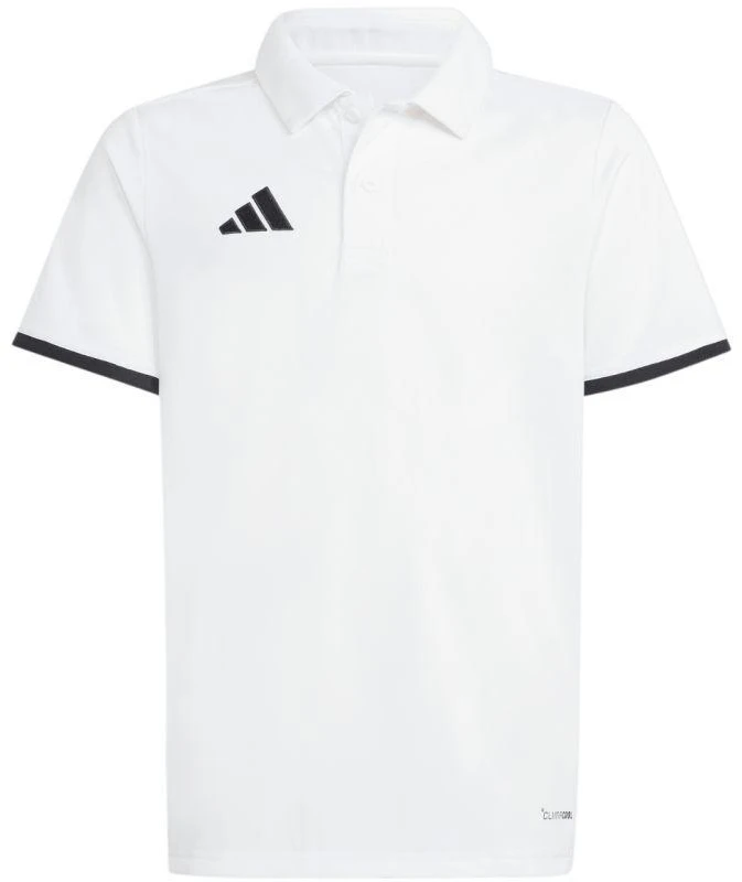 adidas Entrada 26 vaikiški polo marškinėliai balti JZ6624