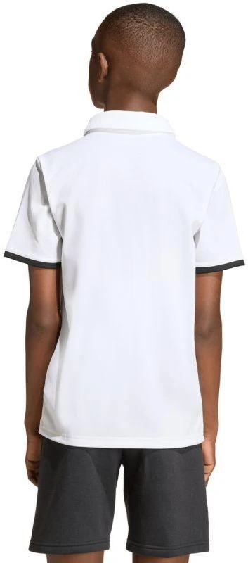 adidas Entrada 26 vaikiški polo marškinėliai balti JZ6624
