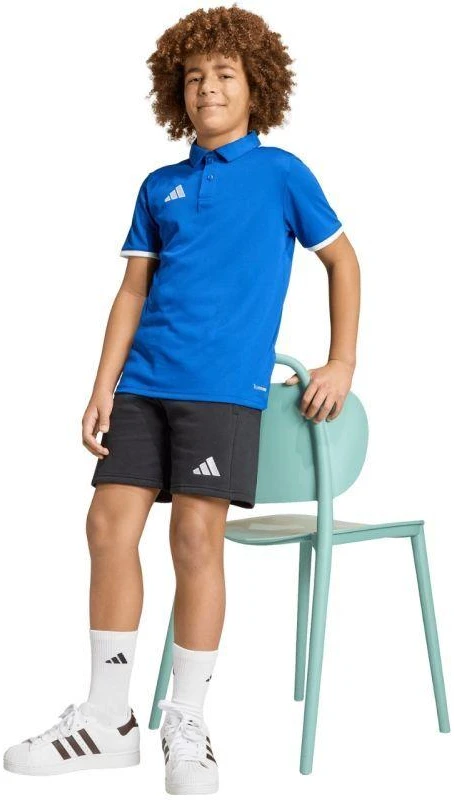 adidas Entrada 26 vaikiški polo marškinėliai mėlyni JZ6625