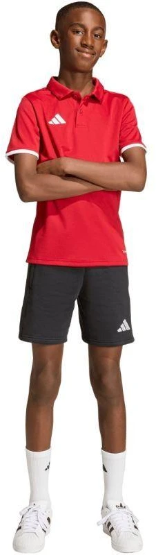 adidas Entrada 26 vaikiški raudoni Polo marškinėliai JZ6626