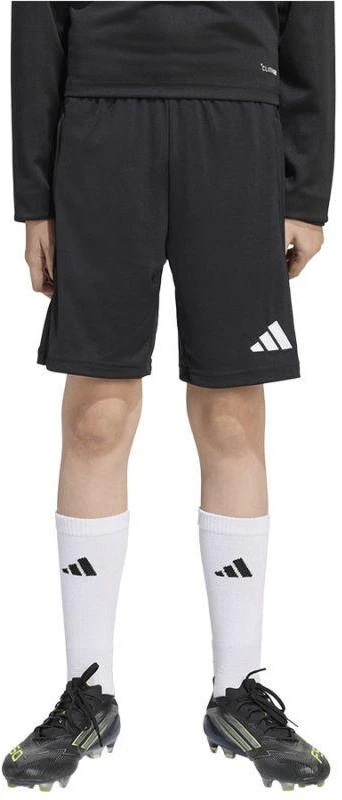 adidas Entrada 26 vaikiški treniruočių šortai juodi JZ9131