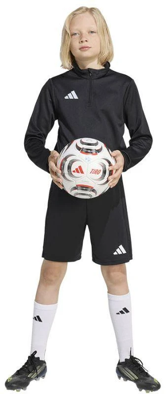 adidas Entrada 26 vaikiški treniruočių šortai juodi JZ9131