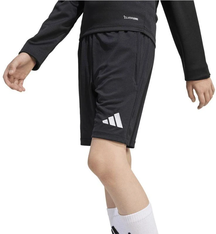 adidas Entrada 26 vaikiški treniruočių šortai juodi JZ9131