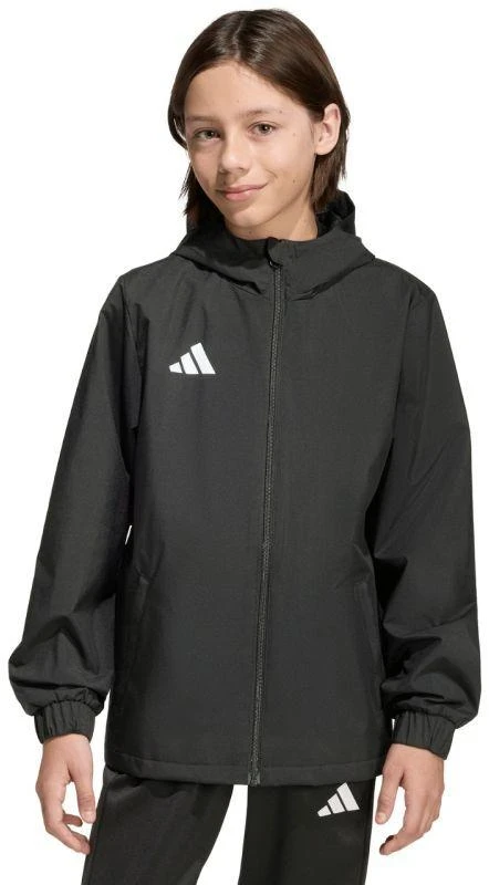 adidas Entrada 26 Visų oro sąlygų vaikiška striukė - Juoda JZ9104