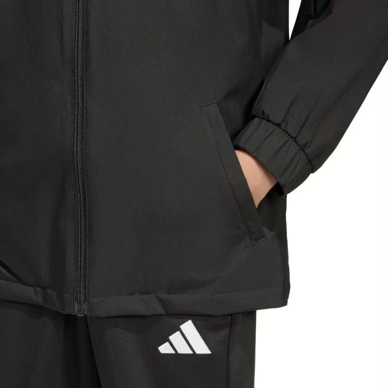 adidas Entrada 26 Visų oro sąlygų vaikiška striukė - Juoda JZ9104