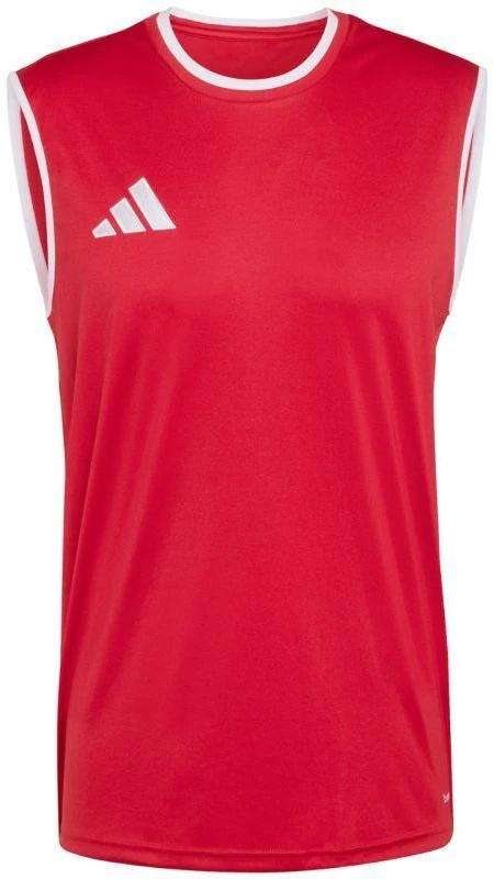 adidas Entrada 26 vyriški marškinėliai be rankovių, raudoni, KB3932