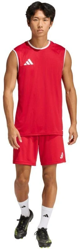 adidas Entrada 26 vyriški marškinėliai be rankovių, raudoni, KB3932
