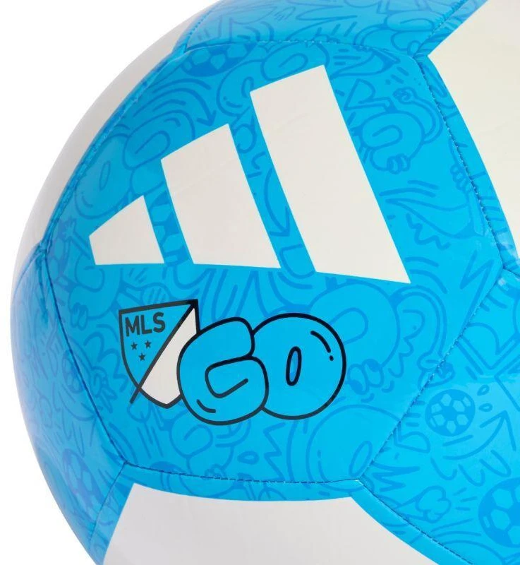 adidas EPP Club futbolo kamuolys baltas ir mėlynas KH0307