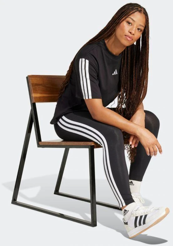 adidas Essentials 3-Stripes Medvilninės Leginsai W JE0072