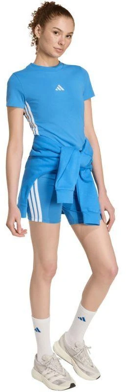 adidas Essentials 3-Stripes Slim Baby stiliaus marškinėliai, šviesiai mėlyni KD2341
