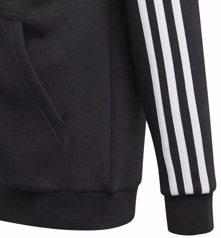 Adidas Essentials 3S Džemperis su gobtuvu ir užtrauktuku Jr GQ8900