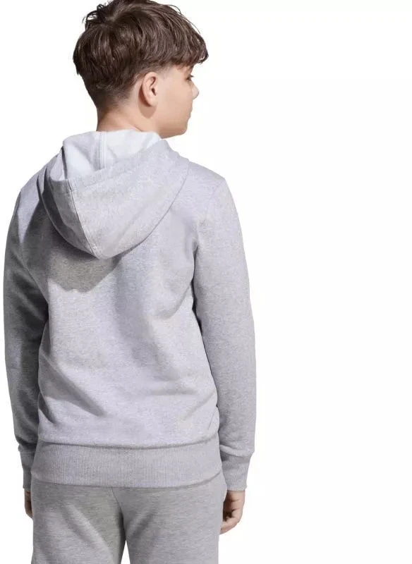 adidas Essentials bliuzonas su gobtuvu vaikams, pilkas JV9995