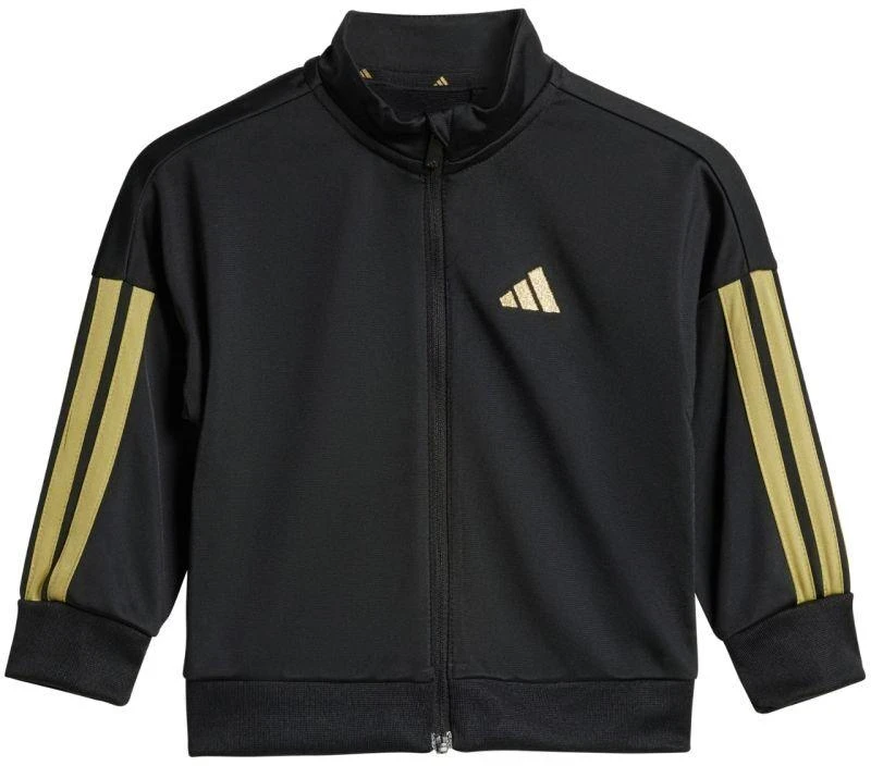 adidas Essentials Climacool Vaikų sportinis kostiumas Juodas ir auksas JC8857