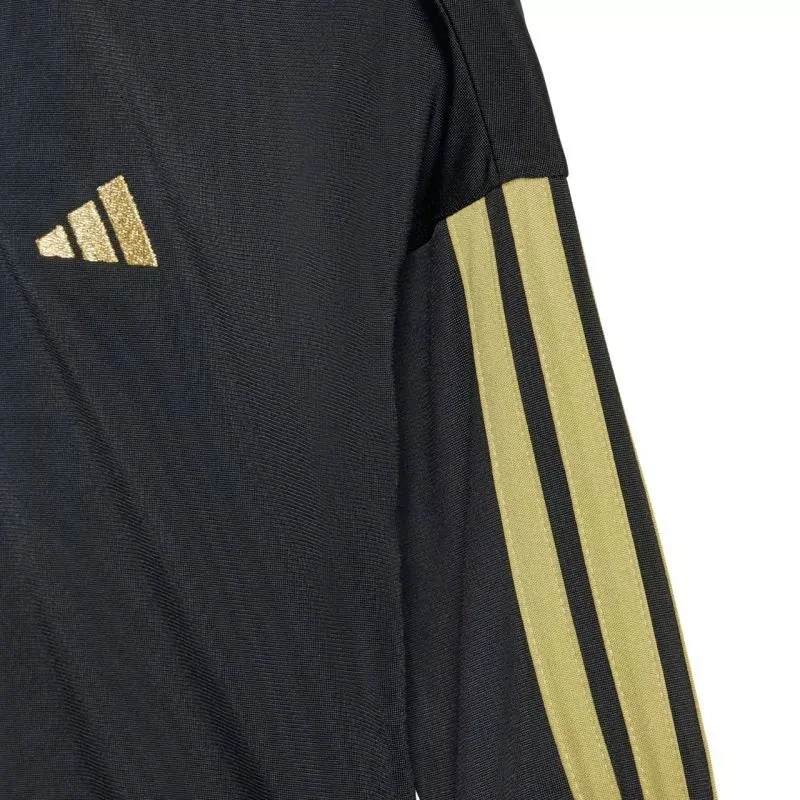 adidas Essentials Climacool Vaikų sportinis kostiumas Juodas ir auksas JC8857