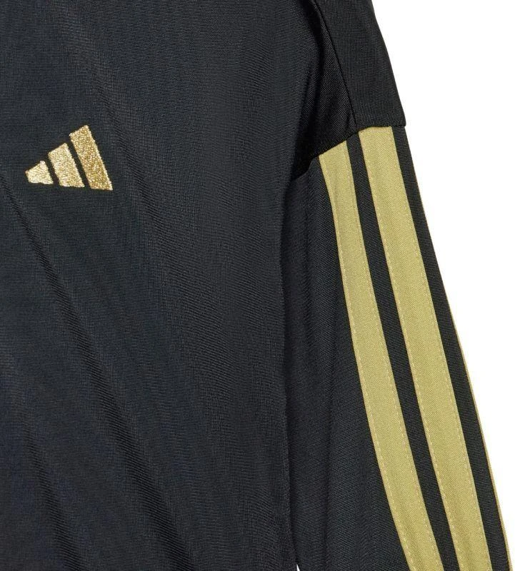 adidas Essentials Climacool Vaikų sportinis kostiumas Juodas ir auksas JC8857