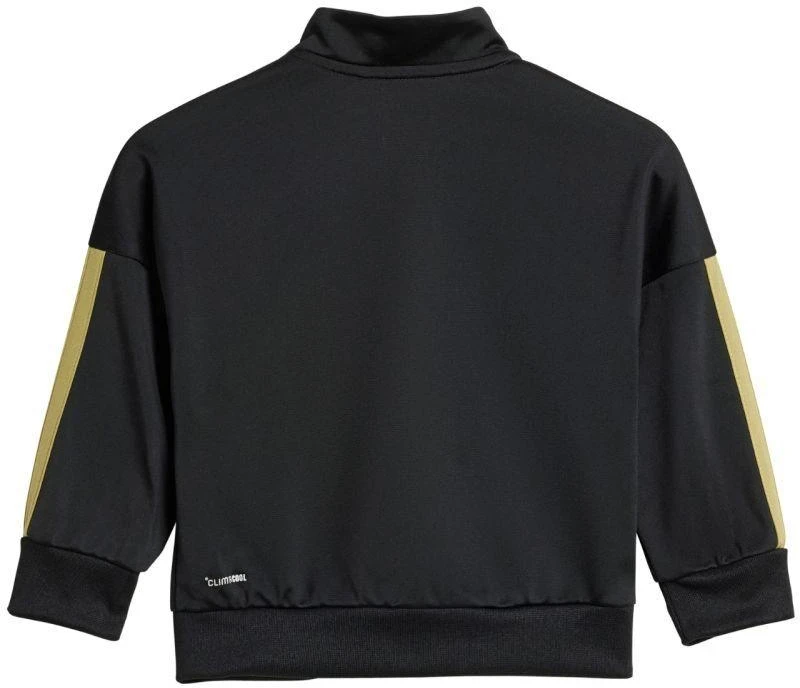 adidas Essentials Climacool Vaikų sportinis kostiumas Juodas ir auksas JC8857