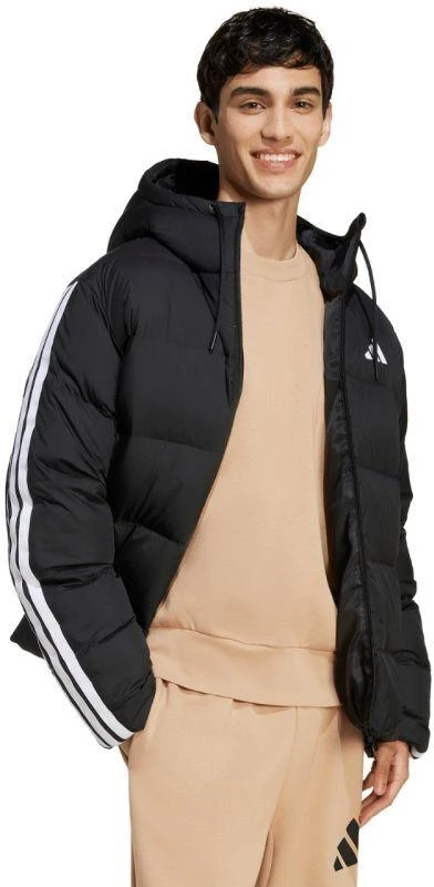 adidas Essentials Climawarm 3 Dryžuotas Dygsniuotas Pūkinis Su Gobtuvu M JM4165