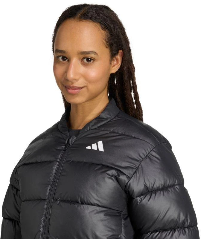 adidas Essentials Climawarm sintetinio pūko moteriška striukė, juoda JX7825