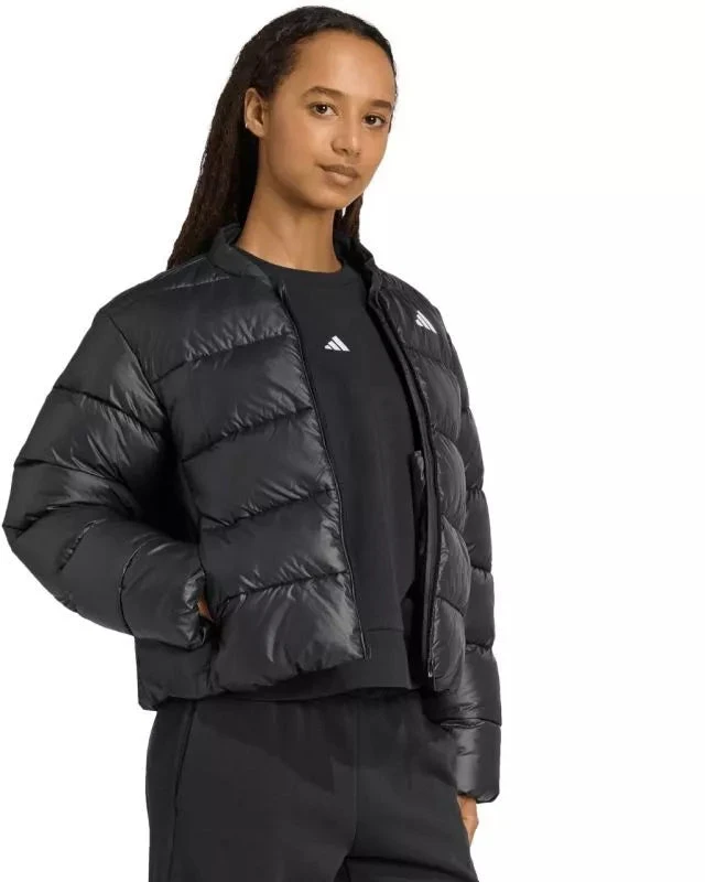 adidas Essentials Climawarm sintetinio pūko moteriška striukė, juoda JX7825