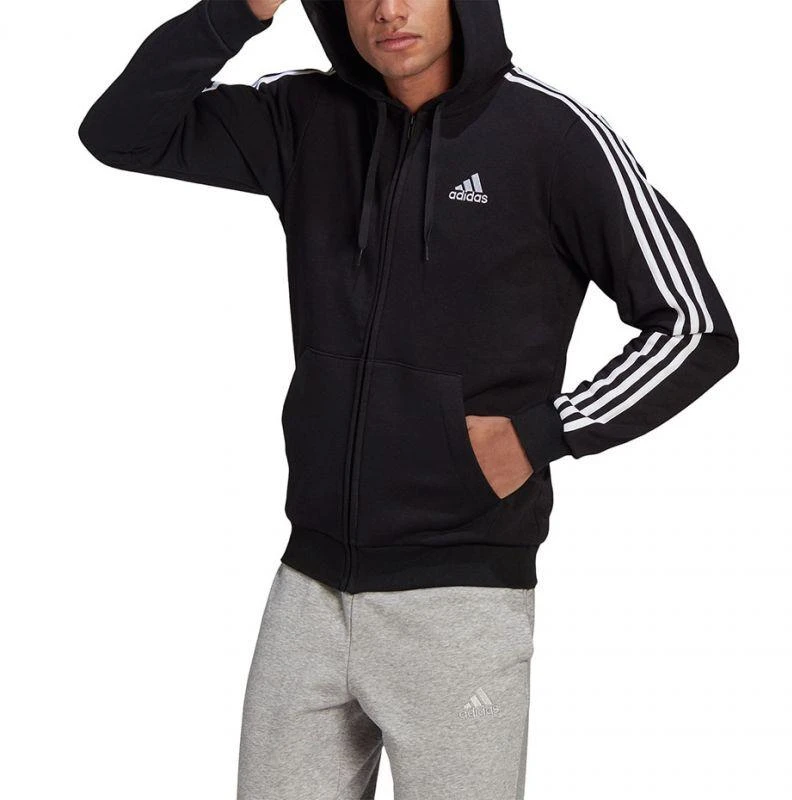 Adidas Essentials džemperis su užtrauktuku ir kapišonu M GK9051