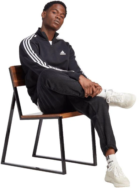 adidas Essentials Fleece 3-Stripes 1/4-Zip M HZ6235 džemperis