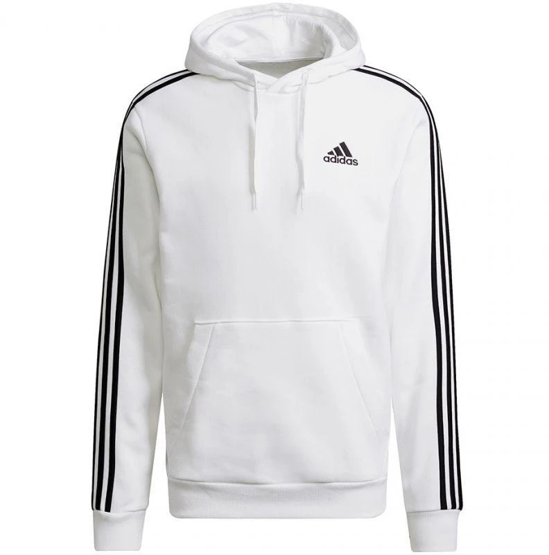 Adidas Essentials Flisinis Džemperis su gobtuvu su 3 juostelėmis M GU2522