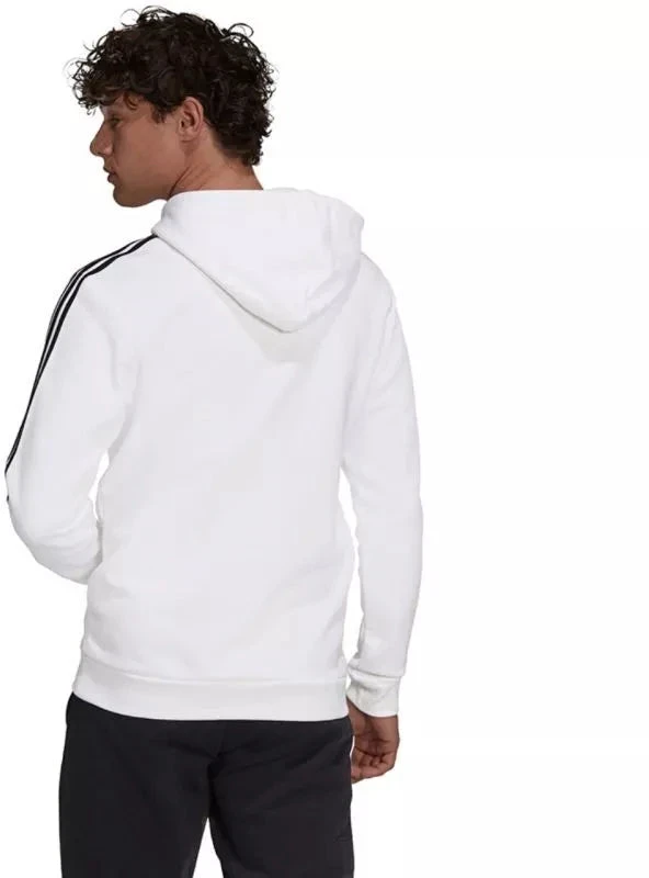 Adidas Essentials Flisinis Džemperis su gobtuvu su 3 juostelėmis M GU2522