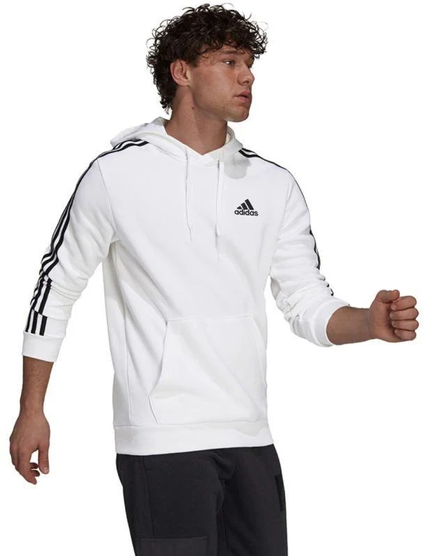 Adidas Essentials Flisinis Džemperis su gobtuvu su 3 juostelėmis M GU2522
