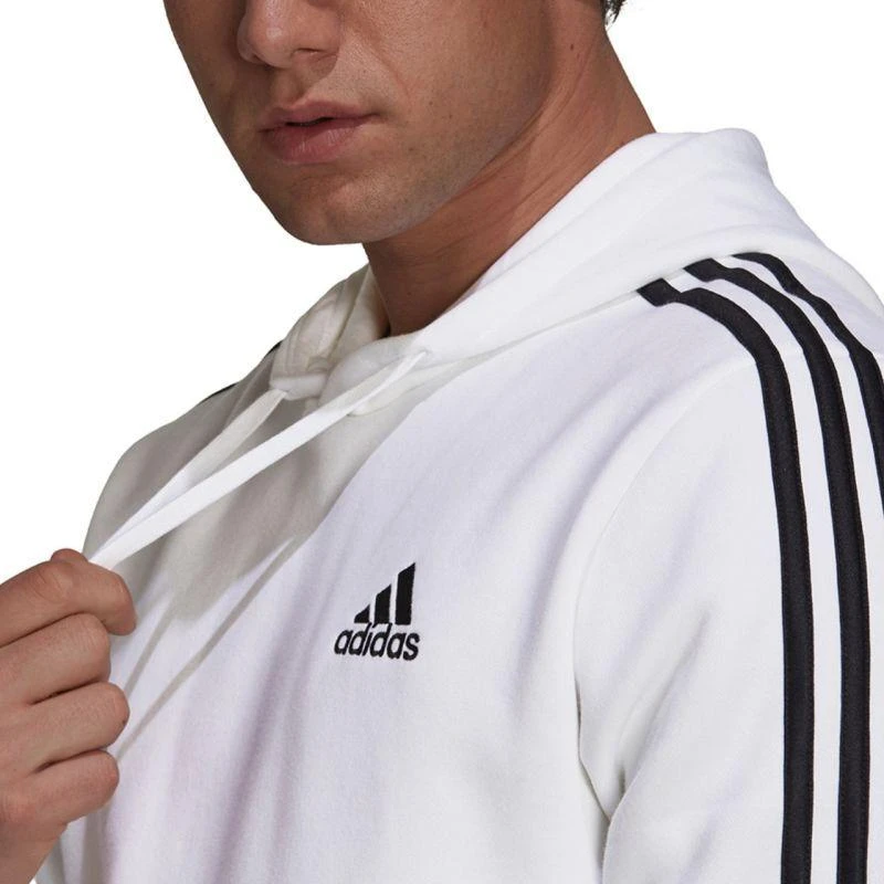 Adidas Essentials Flisinis Džemperis su gobtuvu su 3 juostelėmis M GU2522