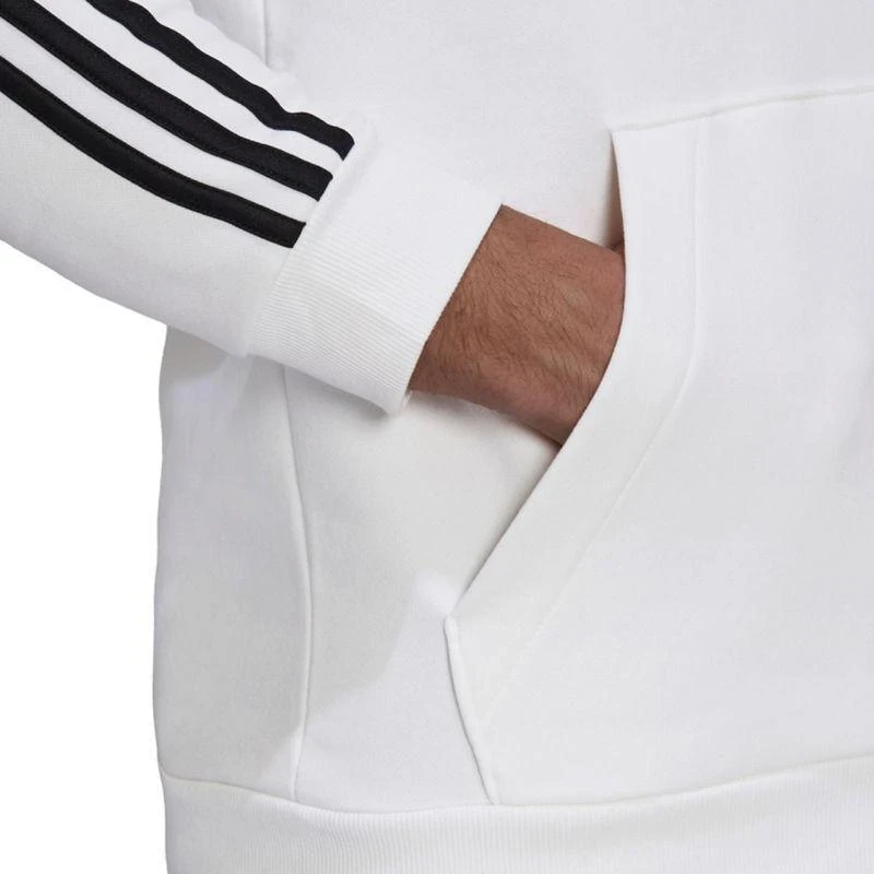 Adidas Essentials Flisinis Džemperis su gobtuvu su 3 juostelėmis M GU2522