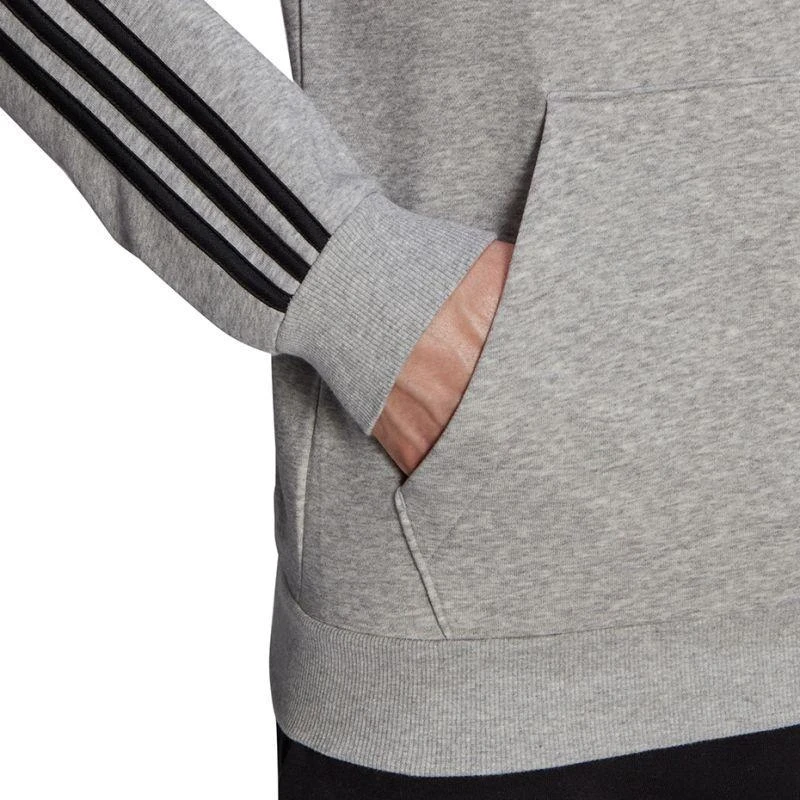 Adidas Essentials flisinis džemperis su kapišonu ir 3 juostelėmis M GK9084