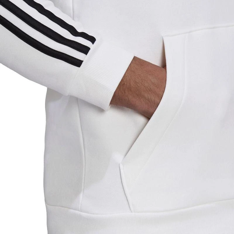 Adidas Essentials Flisinis Džemperis su gobtuvu su 3 juostelėmis M GU2522
