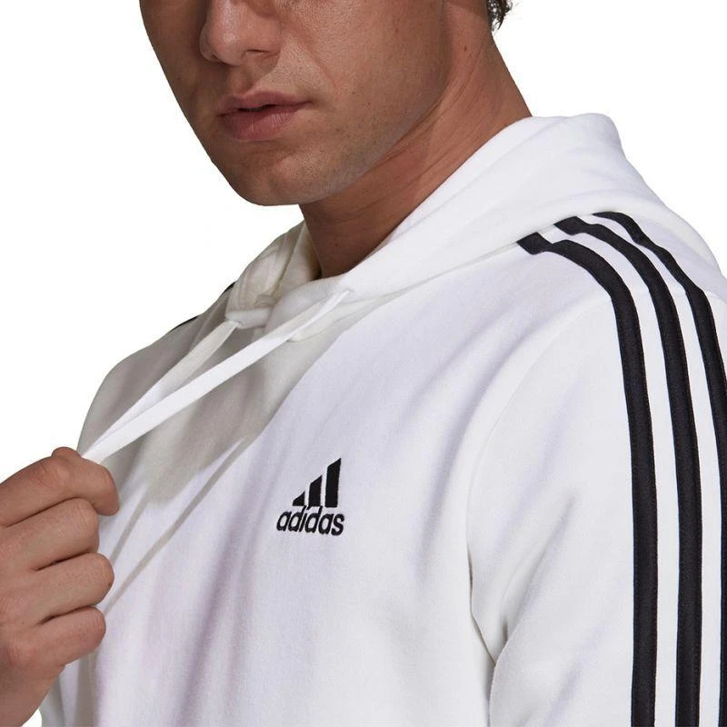 Adidas Essentials Flisinis Džemperis su gobtuvu su 3 juostelėmis M GU2522