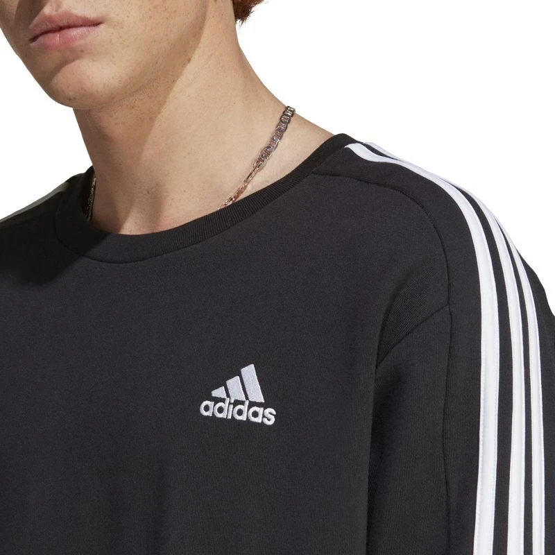 adidas Essentials French Terry 3-Stripes M IC9317 džemperis