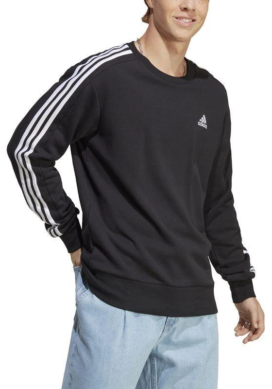 adidas Essentials French Terry 3-Stripes M IC9317 džemperis