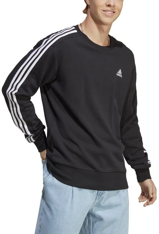 adidas Essentials French Terry 3-Stripes M IC9317 džemperis