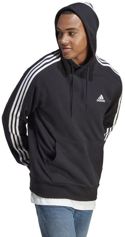Adidas Essentials French Terry 3-Stripes džemperis su gobtuvu M IC0435