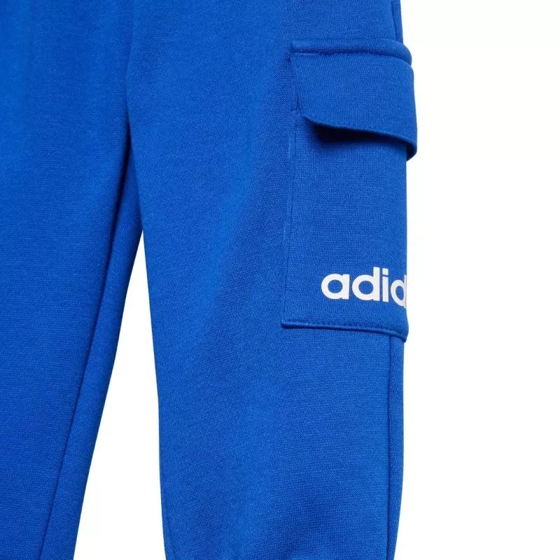 adidas Essentials kelnės sportui, mėlynos, vaikiškos JE1381