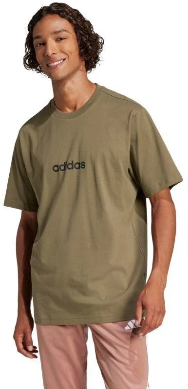adidas Essentials Linear Single M JE9001 marškinėliai