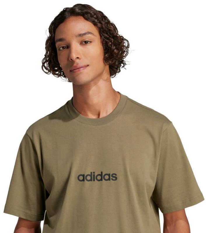 adidas Essentials Linear Single M JE9001 marškinėliai