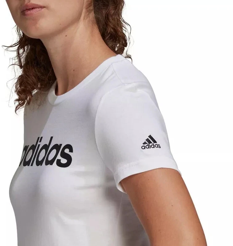 adidas Essentials Linear W GL0768 marškinėliai
