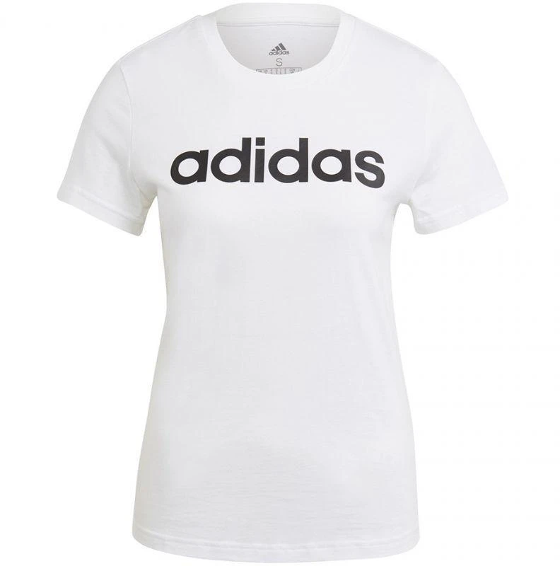adidas Essentials Linear W GL0768 marškinėliai