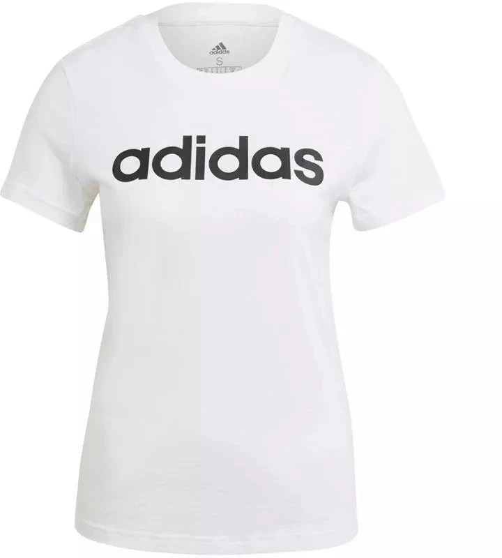 adidas Essentials Linear W GL0768 marškinėliai