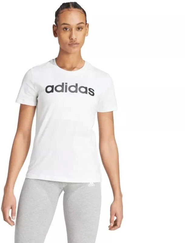adidas Essentials Linear W GL0768 marškinėliai