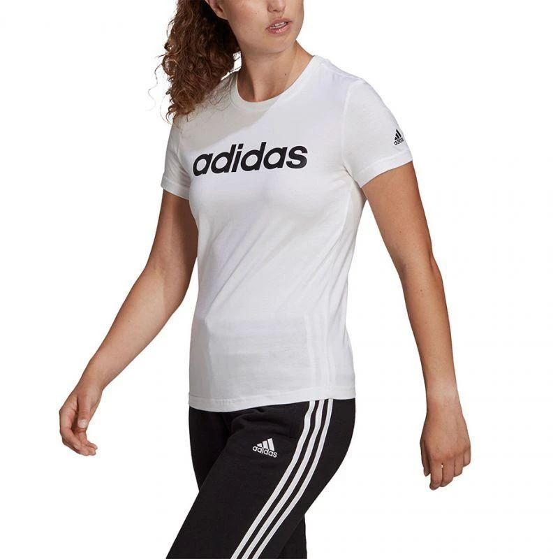 adidas Essentials Linear W GL0768 marškinėliai