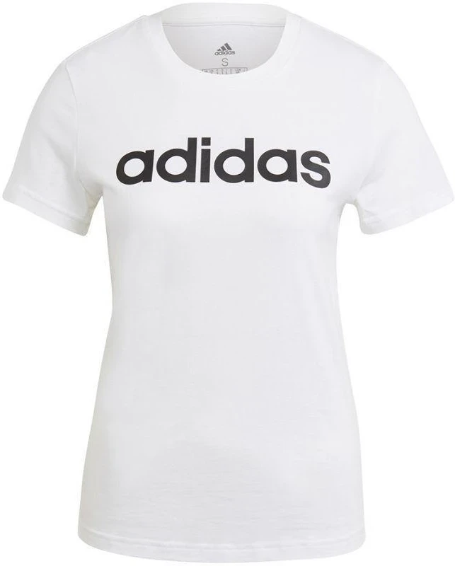 adidas Essentials Linear W GL0768 marškinėliai