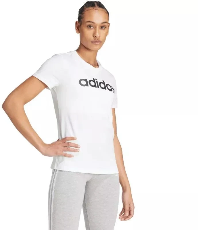 adidas Essentials Linear W GL0768 marškinėliai