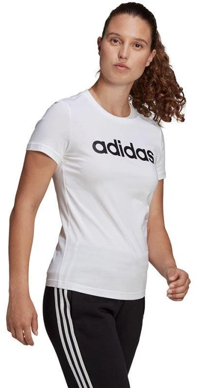 adidas Essentials Linear W GL0768 marškinėliai